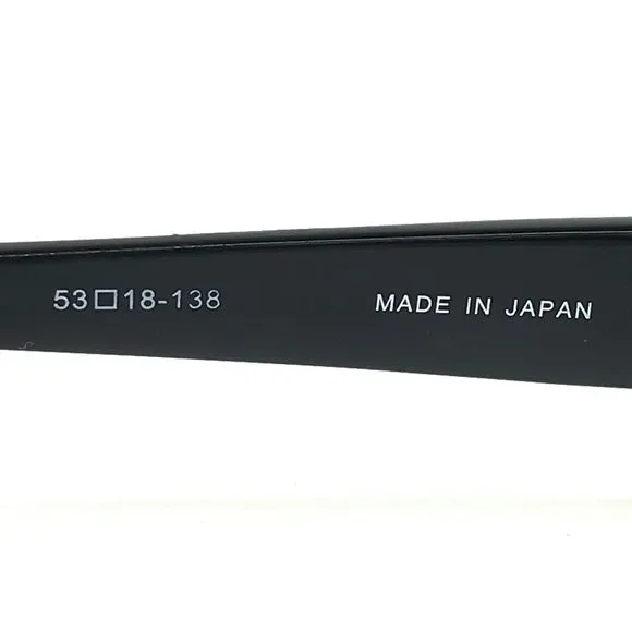 Sama Eyeglasses Frames APEX BLK Polished Black Rectangular Full Rim 53-18-138 - Picture 9 of 11